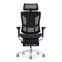 HKM-072531 Ergonomic Adjustable High Back Mesh Office Chair with 4D Armrests and Footrest