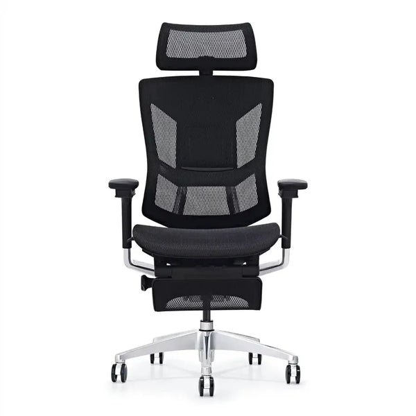 HKM-072531 Ergonomic Adjustable High Back Mesh Office Chair with 4D Armrests and Footrest