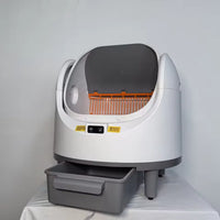 HKM-072531 Smart Cat Litter Box with Dual Channel Automatic Cleaning and UV Deodorizing - 68L Capacity