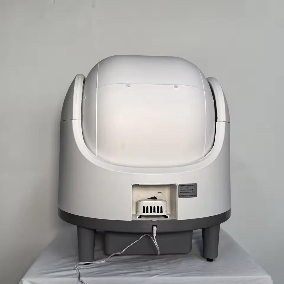 HKM-072531 Smart Cat Litter Box with Dual Channel Automatic Cleaning and UV Deodorizing - 68L Capacity