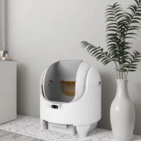 HKM-072531 Smart Cat Litter Box with Dual Channel Automatic Cleaning and UV Deodorizing - 68L Capacity