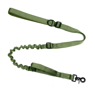 HKM-0725693 Adjustable Elastic Traction Rope for Dogs - Multiple Color Options Available, Two Lengths