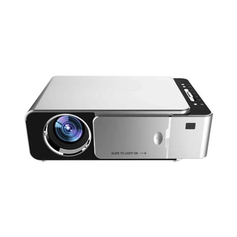 HKM-072595 720P LED Video Projector with 4K and Full HD 1080P Support for Home Cinema Experience