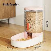 HKM-0727869 Automatic Pet Water Fountain and Feeder with 3.8L Capacity for Cats and Dogs - Available in Multiple Colors