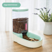 HKM-0727869 Automatic Pet Water Fountain and Feeder with 3.8L Capacity for Cats and Dogs - Available in Multiple Colors