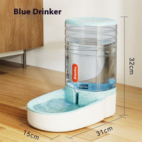 HKM-0727869 Automatic Pet Water Fountain and Feeder with 3.8L Capacity for Cats and Dogs - Available in Multiple Colors