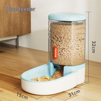 HKM-0727869 Automatic Pet Water Fountain and Feeder with 3.8L Capacity for Cats and Dogs - Available in Multiple Colors