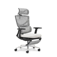 HKM-072851 Ergonomic Adjustable Office Chair with Footrest, Mesh Fabric and Swivel Base
