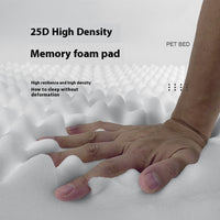 HKM-0731709 Waterproof Dog Kennel Bed - Removable Memory Sponge Cushion in Milky White