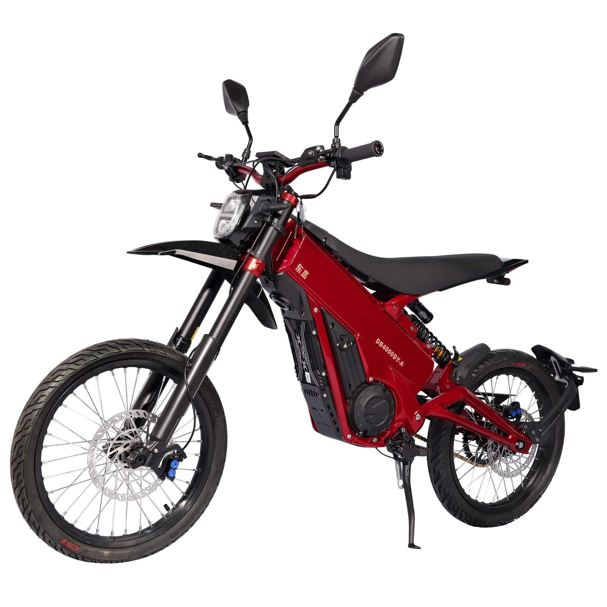 HKM-073171 Off-Road Electric Dirt Bike 60V 6500W Middrive with Long Range 40Ah Battery and Dual Hydraulic Suspension