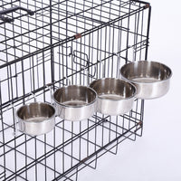 HKM-0731837 Stainless Steel Dog and Cat Food Bowls Set - 6 Sizes Available