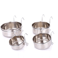 HKM-0731837 Stainless Steel Dog and Cat Food Bowls Set - 6 Sizes Available