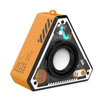 HKM-073235 Transparent Wireless Bluetooth Speaker with LED Lights and Mini Subwoofer - TWS Stereo Sound Box