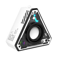 HKM-073235 Transparent Wireless Bluetooth Speaker with LED Lights and Mini Subwoofer - TWS Stereo Sound Box