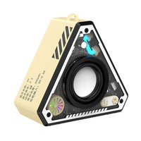 HKM-073235 Transparent Wireless Bluetooth Speaker with LED Lights and Mini Subwoofer - TWS Stereo Sound Box