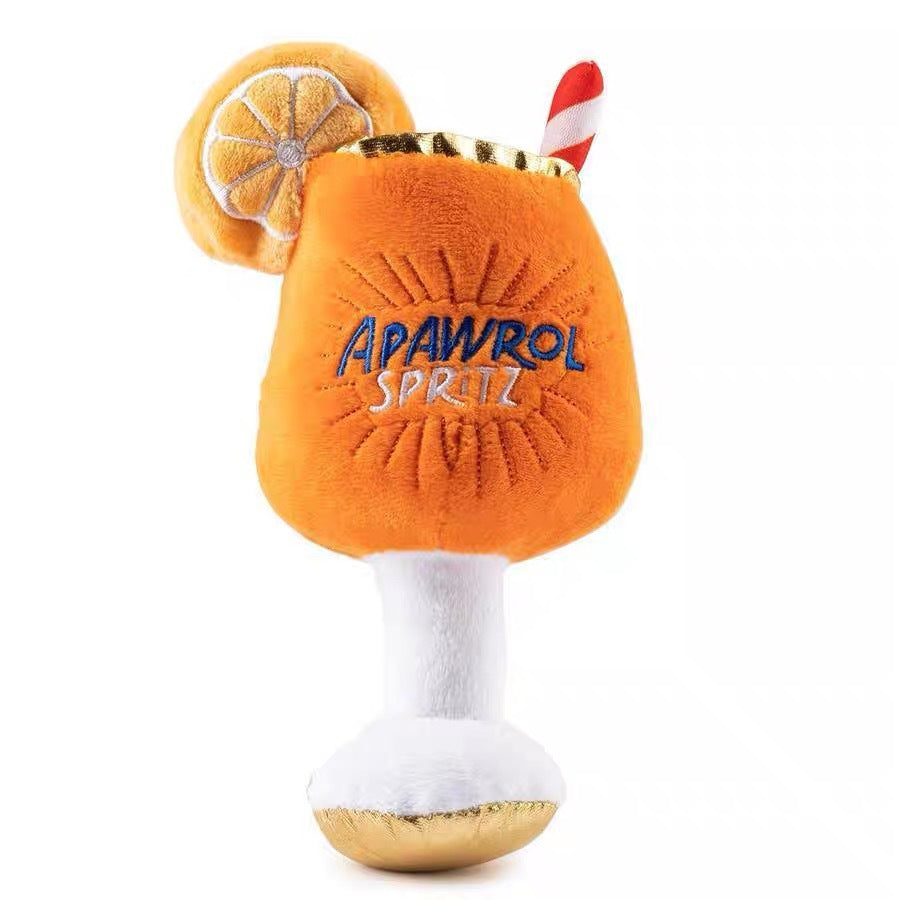 HKM-0732477 Interactive Squeaky Plush Dog Toy for Chewing and Teeth Cleaning