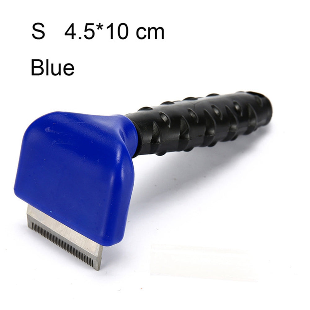 HKM-0733245 Eco-Friendly Pet Comb for Dogs and Cats ¨C Blue & Yellow Travel Brush for All Sizes