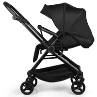 HKM-073427 3 in 1 Foldable Aluminium Frame Baby Stroller with Two-Way Seat for Newborns, Lightweight Travel Carriage