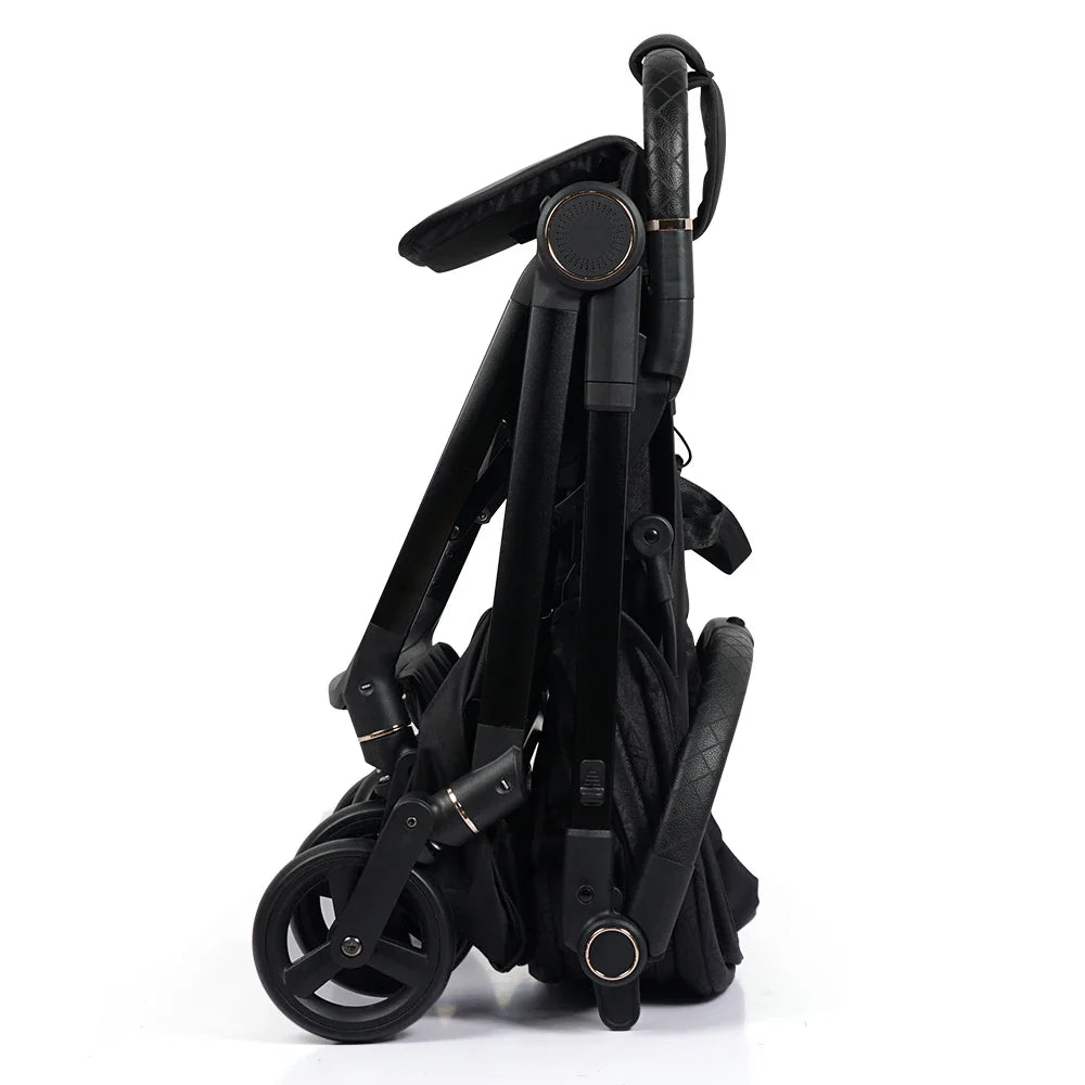 HKM-073427 3 in 1 Foldable Aluminium Frame Baby Stroller with Two-Way Seat for Newborns, Lightweight Travel Carriage