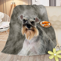 HKM-073555 Cozy Flannel Throw Blanket - Soft, Warm, Multifunctional, 75x100cm for Couch, Bed, Office
