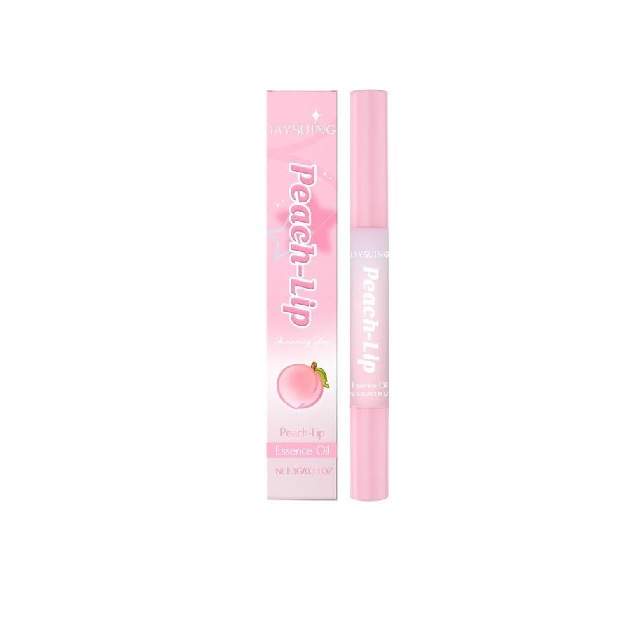HKM-073619 Peach Extract Lip Oil with Glycerin and Plant Squalane for Hydration