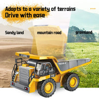 HKM-073683 2.4G Wireless Remote Control Mini Excavator Toy - Metal Engineering Construction Digger Vehicle