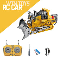 HKM-073683 2.4G Wireless Remote Control Mini Excavator Toy - Metal Engineering Construction Digger Vehicle