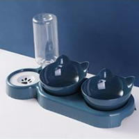 HKM-0737597 Anti-tumble Automatic Cat Feeding Water Fountain in Various Colors