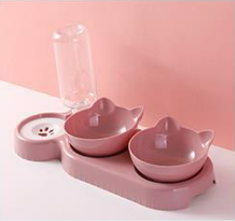 HKM-0737597 Anti-tumble Automatic Cat Feeding Water Fountain in Various Colors