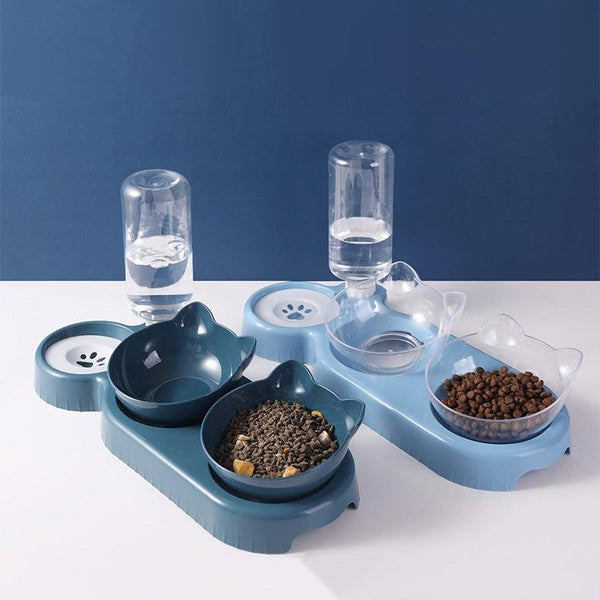HKM-0737597 Anti-tumble Automatic Cat Feeding Water Fountain in Various Colors