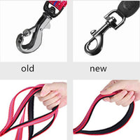 HKM-0739389 Luminous Nylon Reflective Pet Collar Leash with Multi-Flash Modes