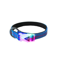 HKM-0739389 Luminous Nylon Reflective Pet Collar Leash with Multi-Flash Modes
