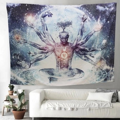 HKM-073939 Creator Wall Tapestry - 100% Polyester, Printed Design, Machine Washable