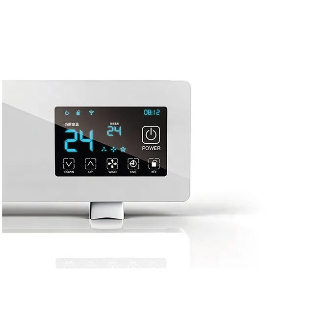 HKM-074003 Electric Baseboard Convection Heater with Remote Control and Adjustable Thermostat, 2000W Waterproof Design