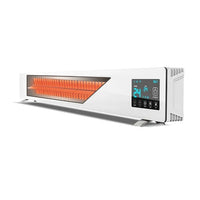 HKM-074003 Electric Baseboard Convection Heater with Remote Control and Adjustable Thermostat, 2000W Waterproof Design