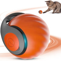 HKM-0740669 Self-Rolling Interactive Cat and Dog Toy Ball - Rechargeable, Durable, and Easy to Clean