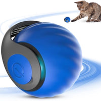 HKM-0740669 Self-Rolling Interactive Cat and Dog Toy Ball - Rechargeable, Durable, and Easy to Clean