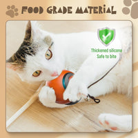 HKM-0740669 Self-Rolling Interactive Cat and Dog Toy Ball - Rechargeable, Durable, and Easy to Clean