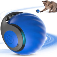 HKM-0740669 Self-Rolling Interactive Cat and Dog Toy Ball - Rechargeable, Durable, and Easy to Clean