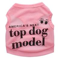 HKM-074259 Ultra-Thin Breathable Polyester Vest for Small Dogs - Spring and Summer Style