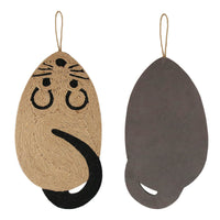HKM-0743357 Sisal Cat Scratching Pad in Mouse Design - Claw Sharpener Included