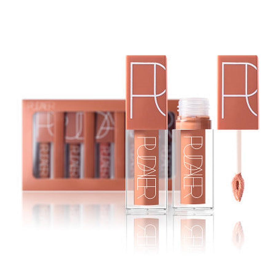 HKM-074451 Pumpkin Color Series Lip Gloss Set - 18.4 x 2.4 x 10.4 cm