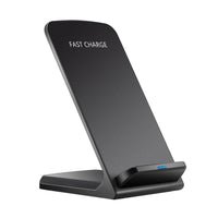 HKM-074451 Vertical Wireless Desktop Charger, Fast Charging 10W & 15W Options for Mobile Devices, Black & White Available