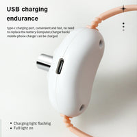 HKM-0744637 Interactive USB Charge Laser Teaser Collar for Cats - Smart Playful Toy