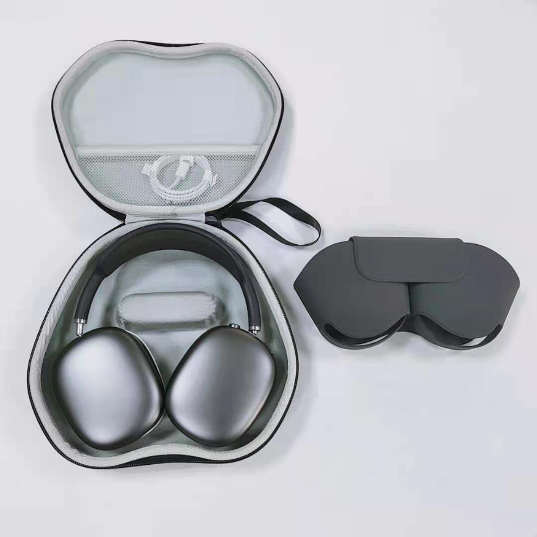 HKM-074579 AirPods Max Hard Shell Storage Bag with Lanyard for Bluetooth Headset Protection