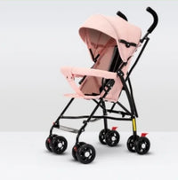 HKM-074579 Compact Stroller with Storage Frame and Integrated Cup Holder for Effortless Mobility