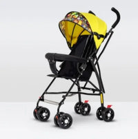HKM-074579 Compact Stroller with Storage Frame and Integrated Cup Holder for Effortless Mobility