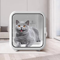 HKM-074643 Adjustable Speed Silent Pet Hair Dryer Box for Dogs and Cats - Nature Wind Design