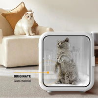 HKM-074643 Adjustable Speed Silent Pet Hair Dryer Box for Dogs and Cats - Nature Wind Design