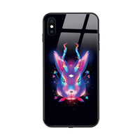 HKM-074643 Cartoon Animal Tempered Glass Phone Case Compatible with iPhone Models